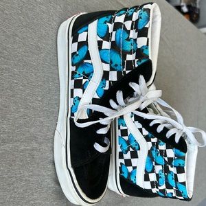 High top Butterfly Vans Shoes
